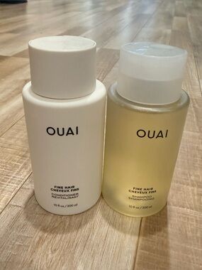 OUAI Fine Hair Shampoo 10 oz Shampoo & Conditioner Set NWT